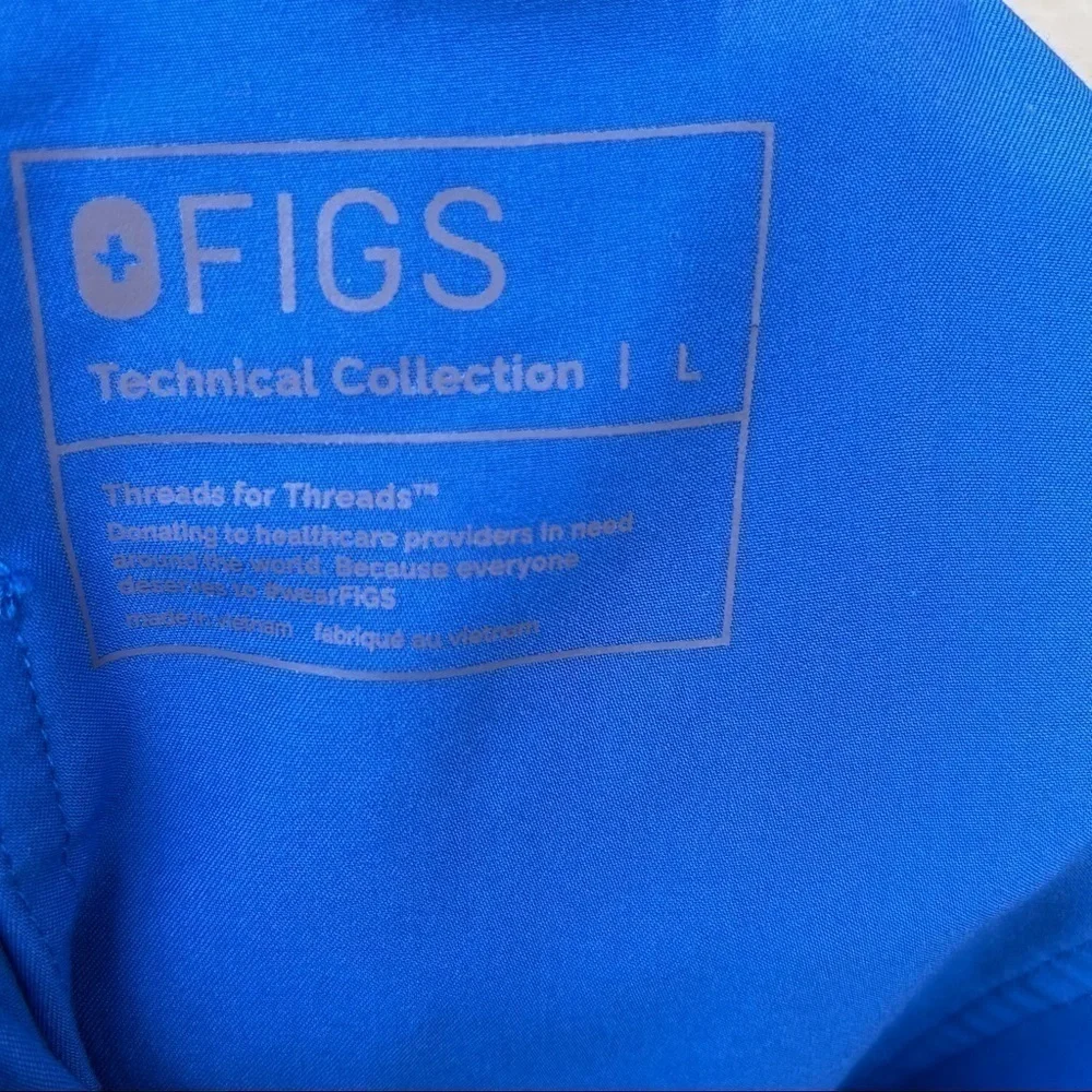 Figs | Pisco Scrub Pants | Royal Blue | Size Large